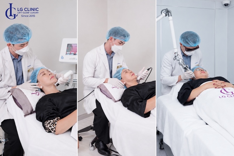 điều trị da cổ bị lão hoá