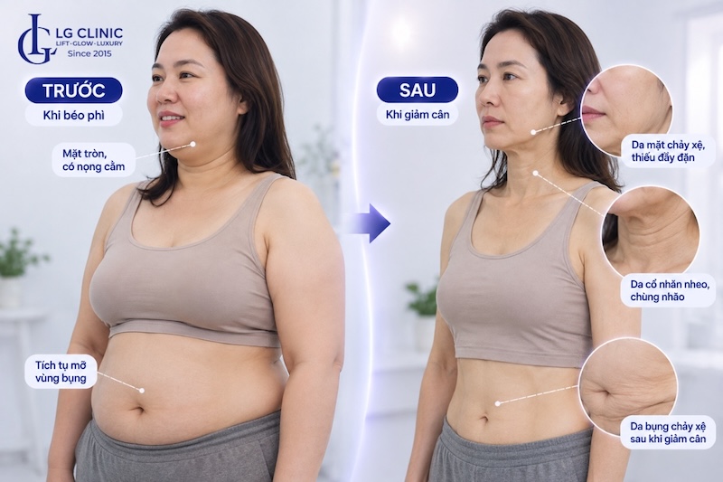 da cổ bị lão hoá