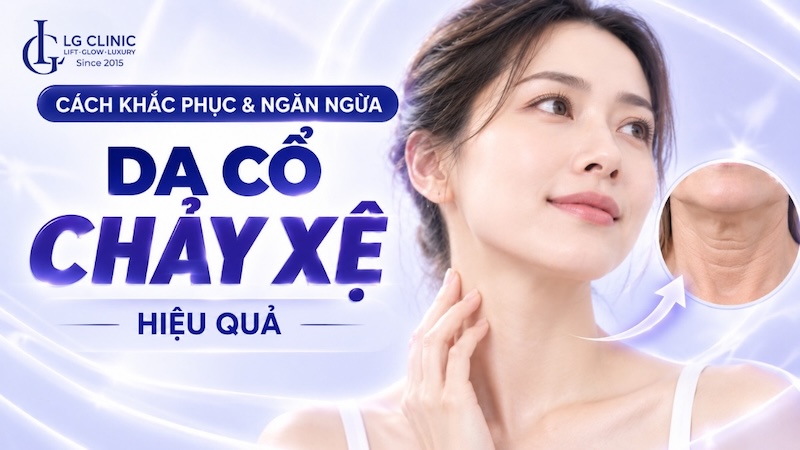 da cổ chảy xệ