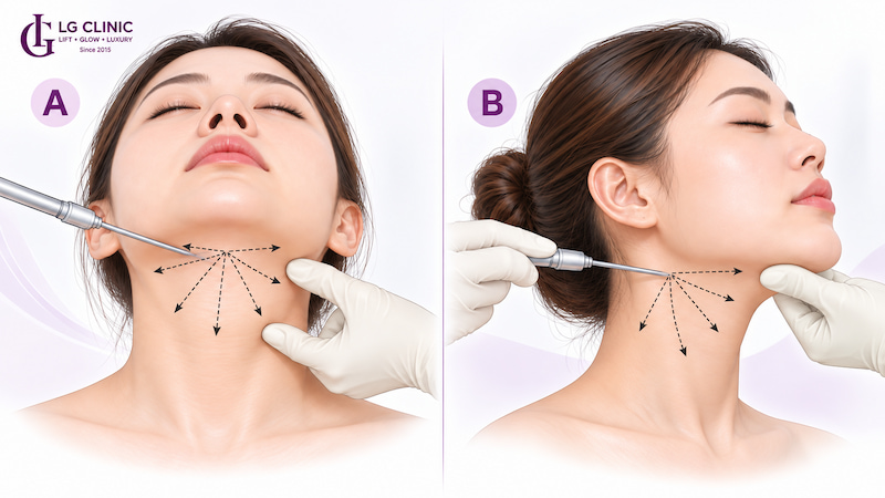 cách giảm mỡ mặt cấp tốc bằng hút mỡ