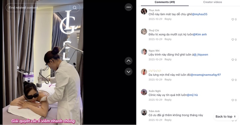 lg clinic lừa đảo