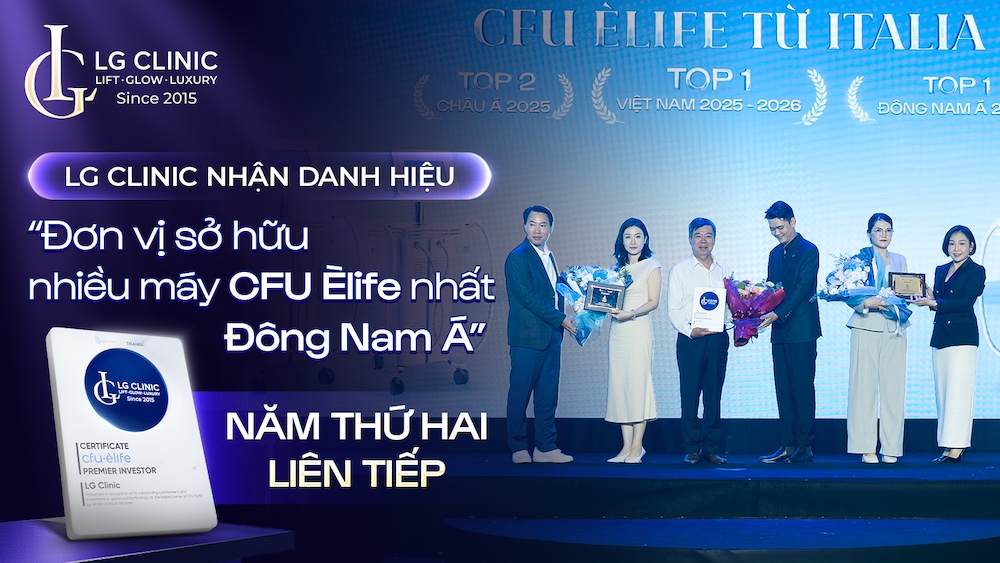 LG Clinic tiếp tục nâng chuẩn chuyên môn cfu èlife tại beyond lifting