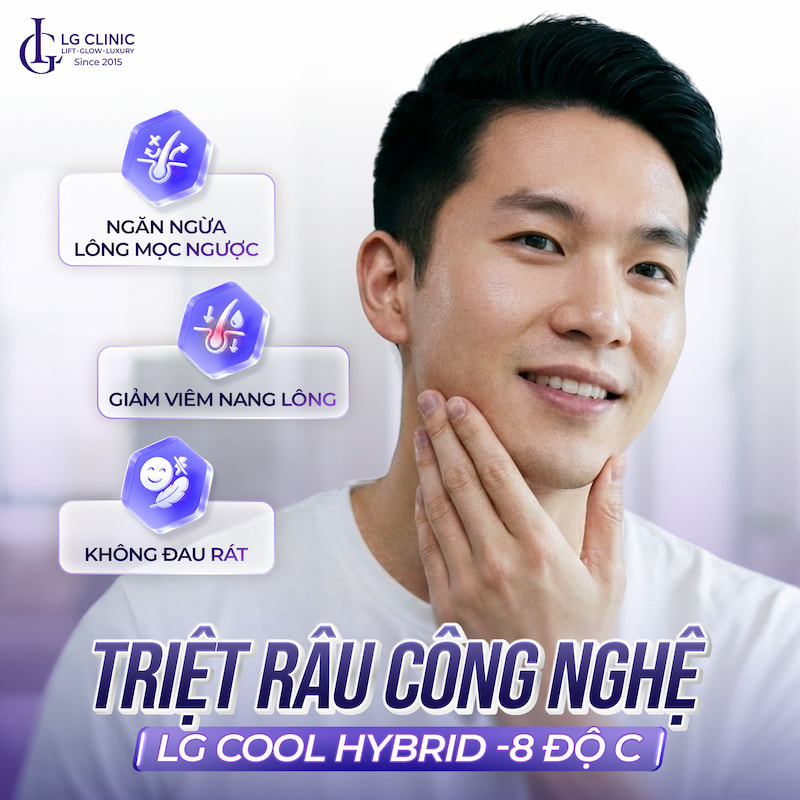 triệt râu cho nam