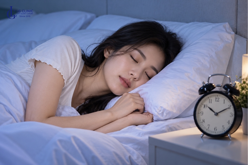 Ngủ đủ giấc để chống lão hóa da