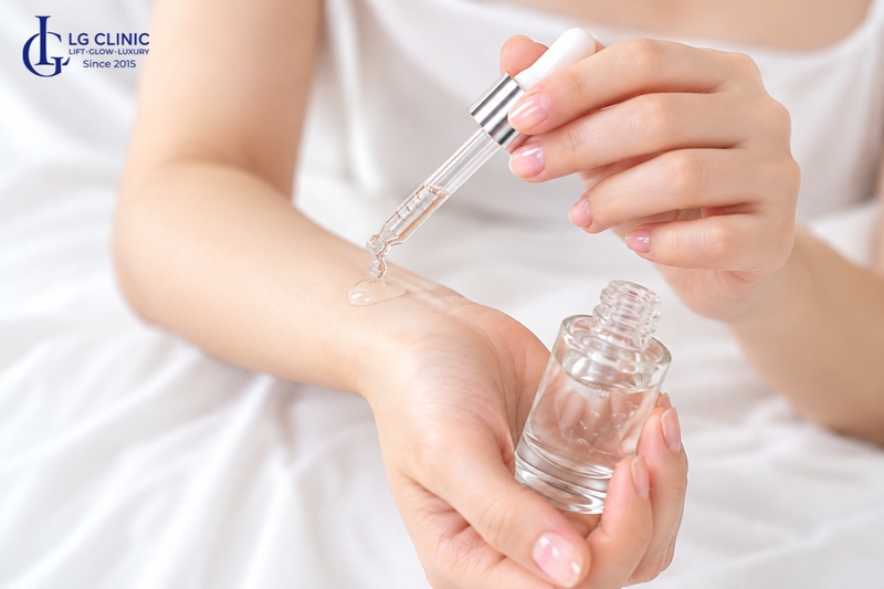 Luôn test phản ứng mỹ phẩm lên da tay trước khi sử dụng cho mặt