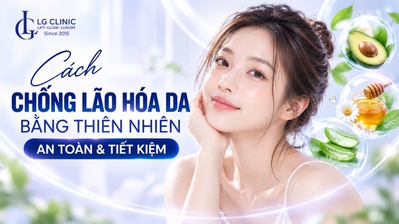 chống lão hóa da bằng thiên nhiên
