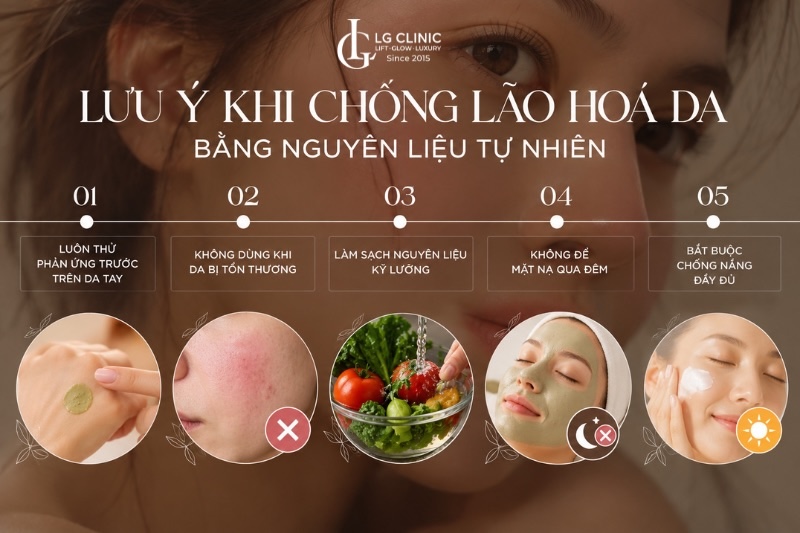 chăm sóc da tự nhiên chống lão hóa