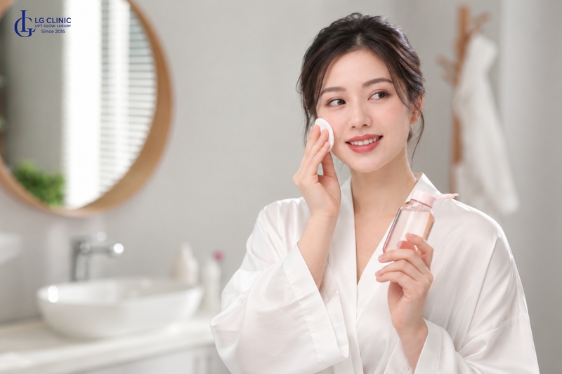 Làm sạch sâu cho da lão hóa lỗ chân lông to