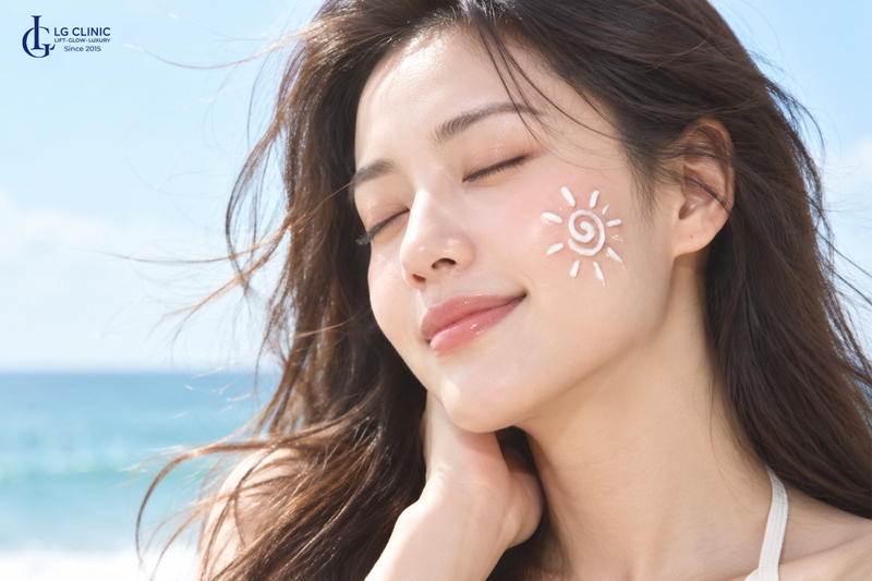 Kem chống nắng ngăn lỗ chân lông giãn rộng do tia UV