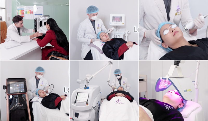 Phác đồ 5 công nghệ trẻ hoá làn da lão hoá lỗ chân to toàn diện tại LG Clinic