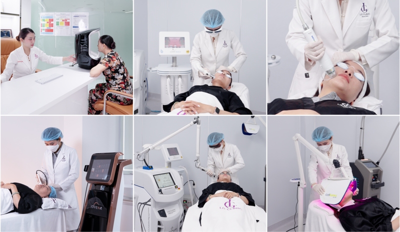 Bác sĩ chuyên khoa trực tiếp thực hiện điều trị lão hóa da bằng công nghệ cao