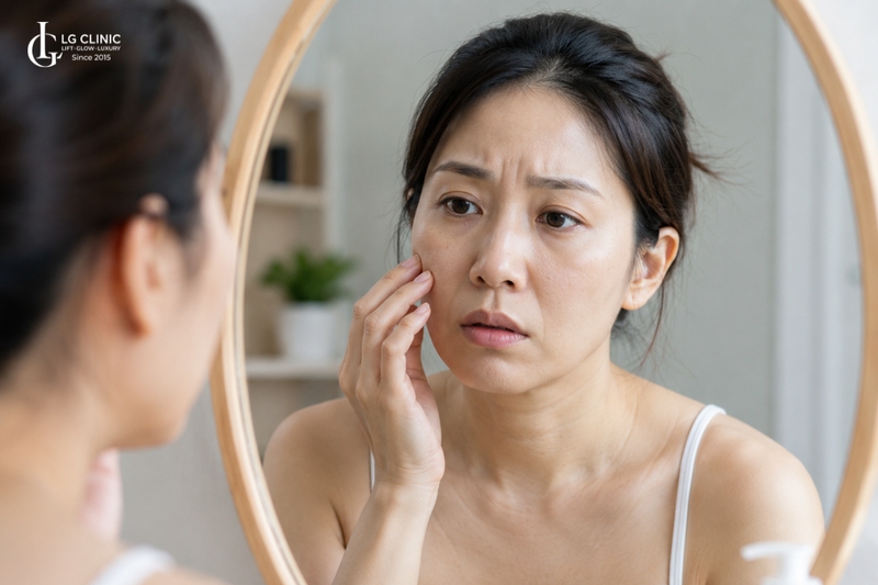 Các hiệu da lão hóa sớm