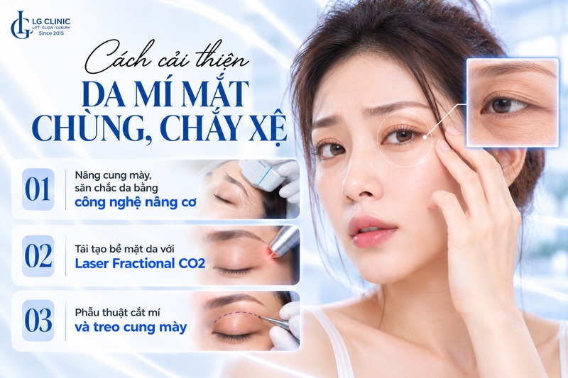 Điều trị lão hóa mắt bằng công nghệ cao