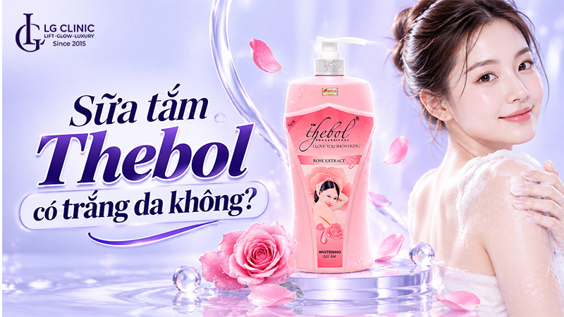 Sữa tắm Thebol có trắng da không​