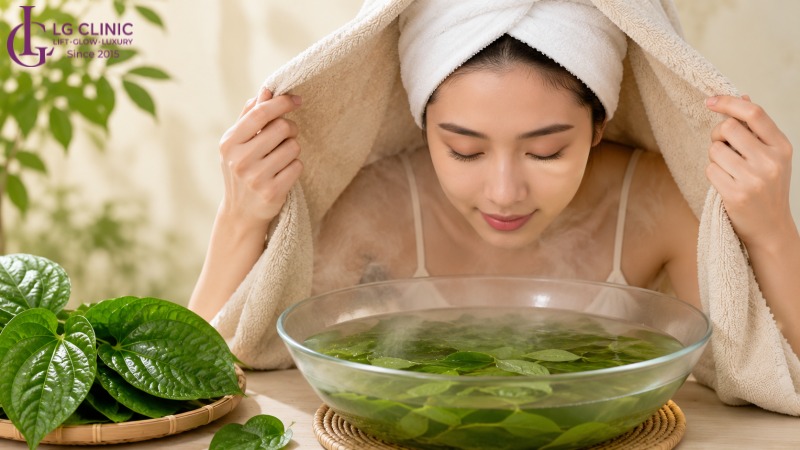 trị nám bằng lá lốt