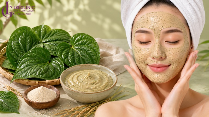 trị nám bằng lá lốt